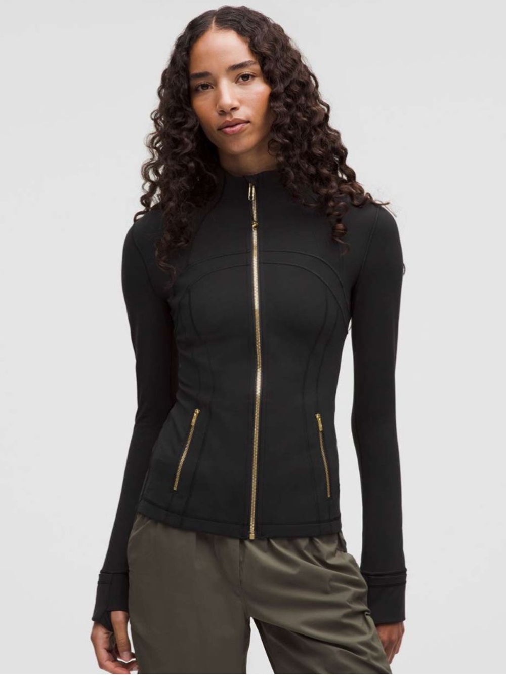 Lululemon Define Jacket *Nulu Black/Gold Size 2